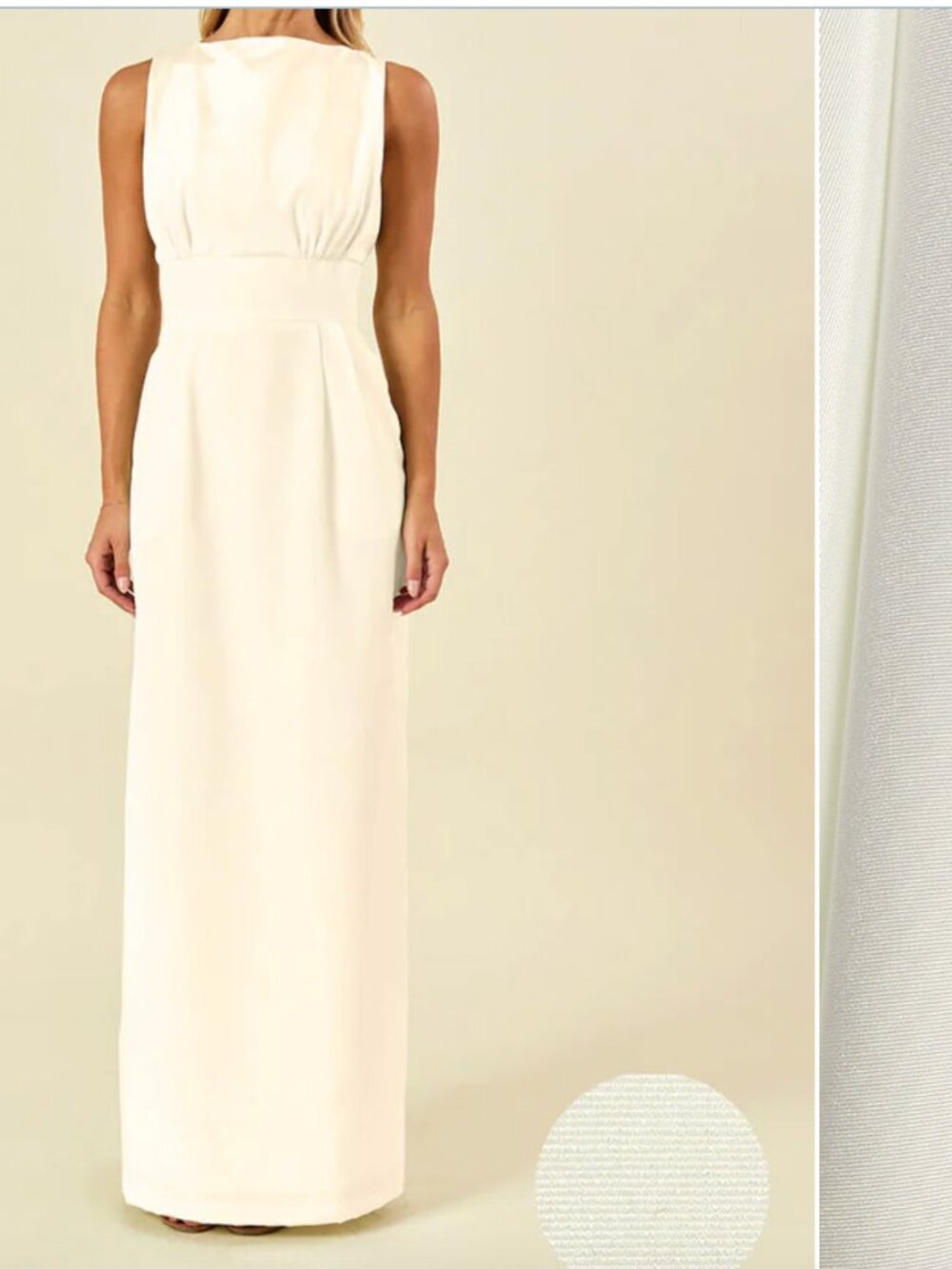 LulaKate White Sabrina Dress